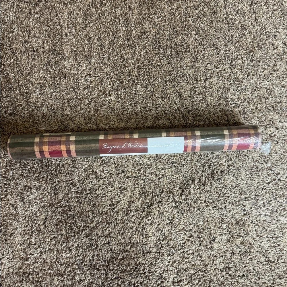 Raymond Waites for Village plaid wallpaper 1 Double roll New in sealed package
